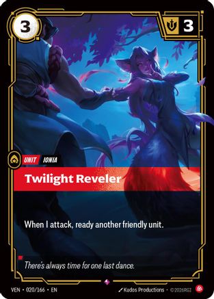 Twilight Reveler (020/166) - Riftbound - [Vendetta] Foil