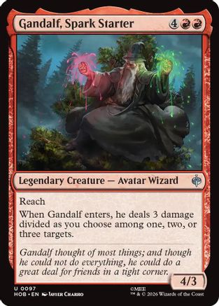 Gandalf, Spark Starter  [The Hobbit]
