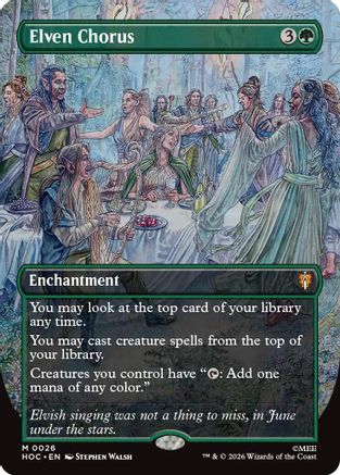 Elven Chorus (Borderless)  [The Hobbit: Eternal-Legal]