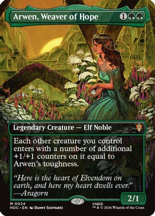 Arwen, Weaver of Hope (Borderless)  [The Hobbit: Eternal-Legal]