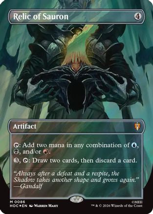 Relic of Sauron (Borderless) (Surge Foil)  [The Hobbit: Eternal-Legal] Foil