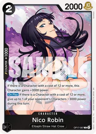 Nico Robin (OP17-087) - [The World's Strongest Warriors] Foil