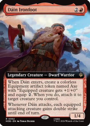 Dain Ironfoot (Extended Art)  [The Hobbit] Foil