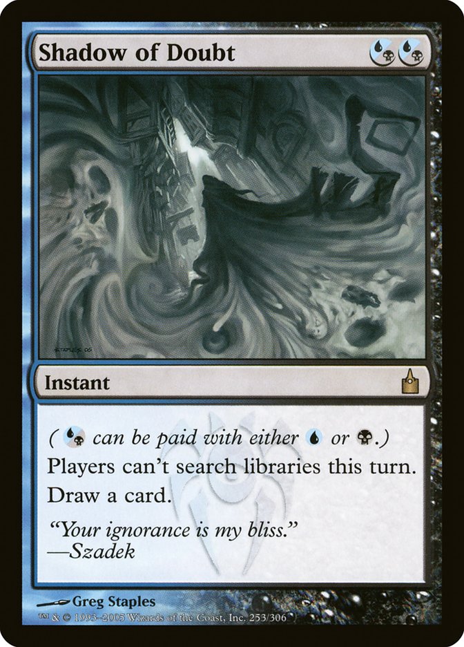 Shadow of Doubt [Ravnica: City of Guilds] Foil