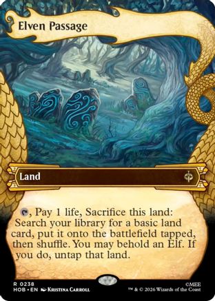 Elven Passage (Showcase)  [The Hobbit] Foil