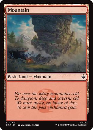 Mountain (0192)  [The Hobbit] Foil