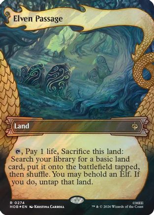 Elven Passage (Showcase) (Surge Foil)  [The Hobbit] Foil