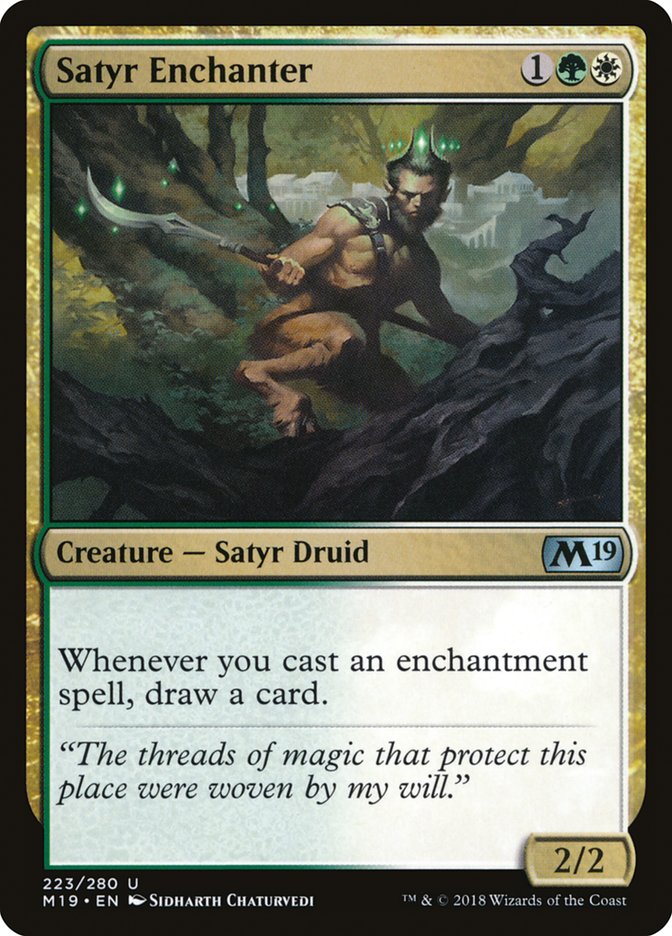 Satyr Enchanter [Core Set 2019] Foil