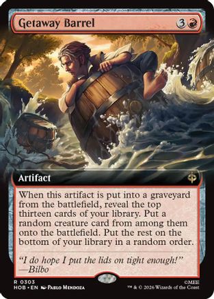 Getaway Barrel (Extended Art)  [The Hobbit]