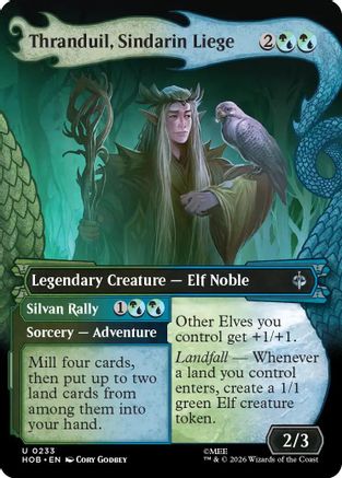 Thranduil, Sindarin Liege (Showcase)  [The Hobbit] Foil