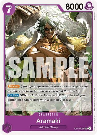 Aramaki (OP17-059) - [The World's Strongest Warriors]