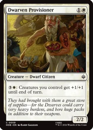 Dwarven Provisioner  [The Hobbit]