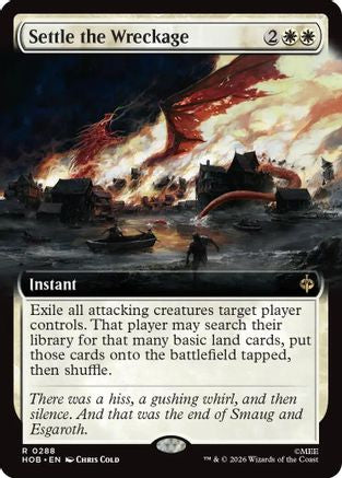 Settle the Wreckage (Extended Art)  [The Hobbit] Foil