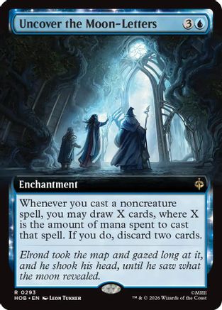 Uncover the Moon-Letters (Extended Art)  [The Hobbit] Foil