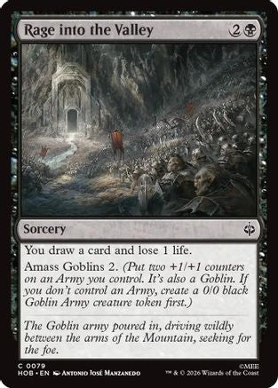Rage into the Valley  [The Hobbit] Foil