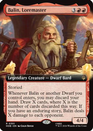 Balin, Loremaster (Extended Art)  [The Hobbit]