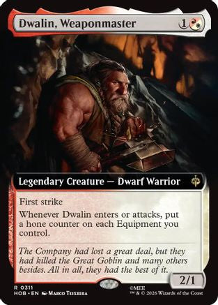 Dwalin, Weaponmaster (Extended Art)  [The Hobbit] Foil