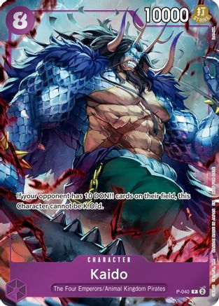 Kaido (Event Pack Vol. 9) (P-040) - [One Piece Promotion Cards] Foil