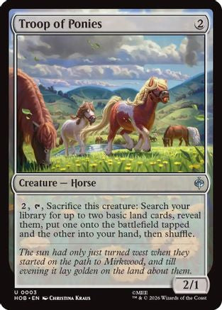Troop of Ponies  [The Hobbit]