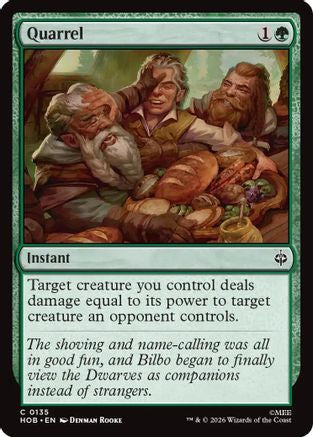 Quarrel  [The Hobbit] Foil