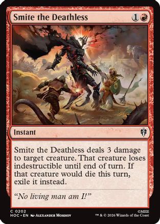 Smite the Deathless  [The Hobbit: Eternal-Legal]