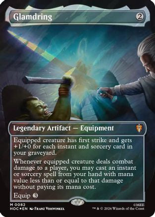 Glamdring (Borderless) (Surge Foil)  [The Hobbit: Eternal-Legal] Foil