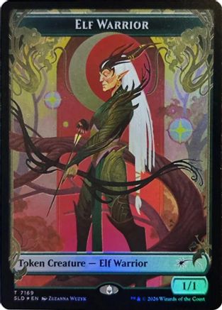 Elf Warrior Token (7169)  [Secret Lair Drop Series] Foil