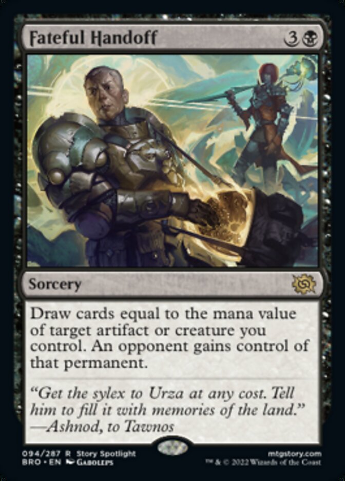Fateful Handoff [The Brothers' War] Foil