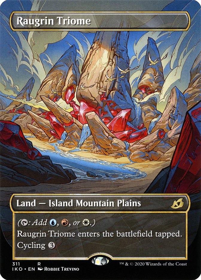 Raugrin Triome (Showcase) [Ikoria: Lair of Behemoths] Foil