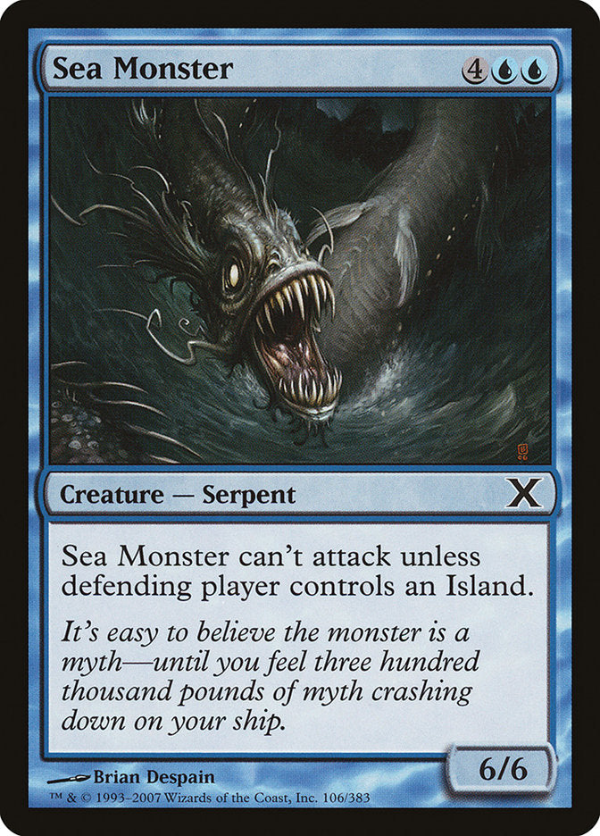Sea Monster [Tenth Edition] Foil
