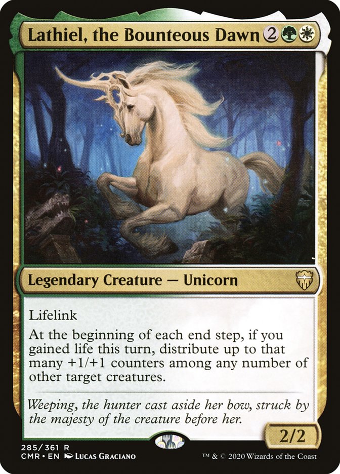 Lathiel, the Bounteous Dawn [Commander Legends] Foil
