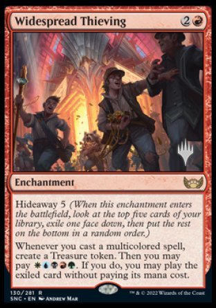 Widespread Thieving (Promo Pack) [Streets of New Capenna Promos] Foil