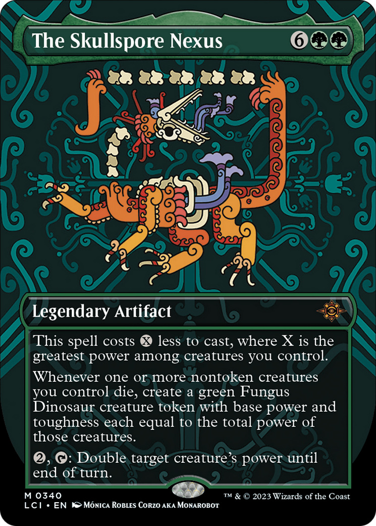 The Skullspore Nexus (Borderless) [The Lost Caverns of Ixalan] Foil
