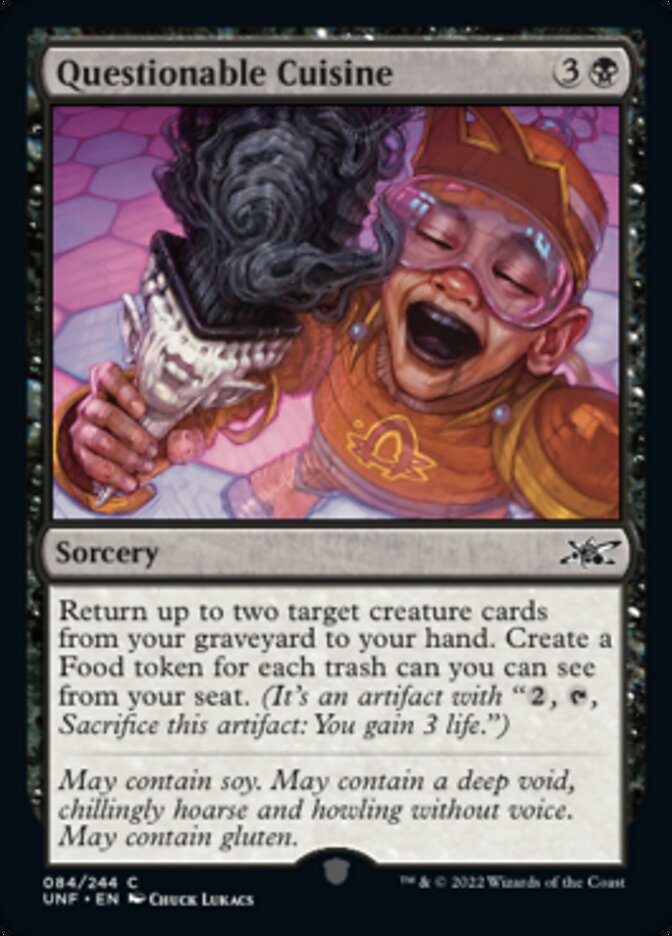 Questionable Cuisine [Unfinity] Foil
