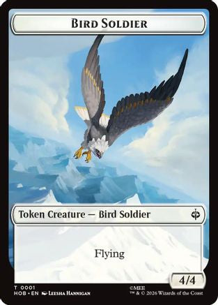 Bird Soldier // Axe Double-Sided Token  [The Hobbit] Foil
