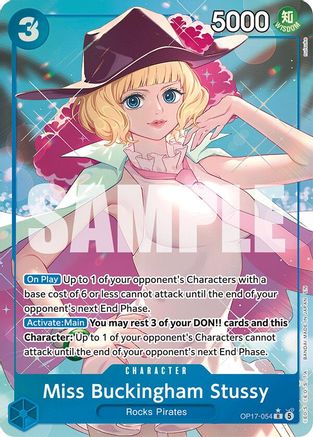 Miss Buckingham Stussy (Alternate Art) (OP17-054) - [The World's Strongest Warriors] Foil
