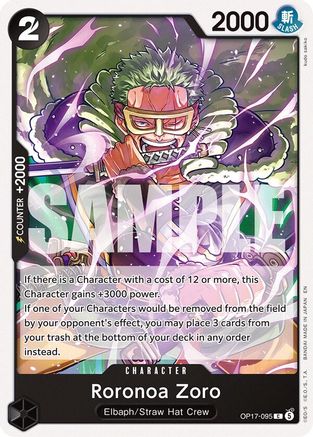 Roronoa Zoro (095) (OP17-095) - [The World's Strongest Warriors]