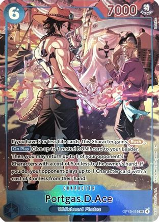 Portgas.D.Ace (119) (English Version 3rd Anniversary Set) (OP13-119) - [One Piece Promotion Cards] Foil