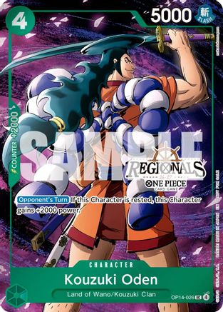 Kouzuki Oden (Regional Participation Pack 2026 Vol.2) (OP14-026) - [One Piece Promotion Cards] Foil