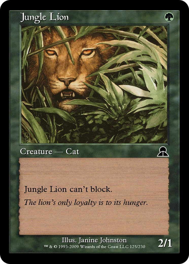 Jungle Lion  [Masters Edition III] Foil