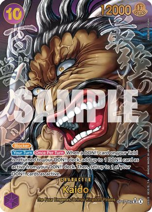 Kaido (062) (Super Alternate Art) (OP17-062) - [The World's Strongest Warriors] Foil