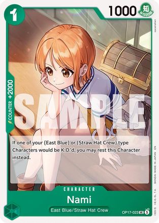 Nami (023) (OP17-023) - [The World's Strongest Warriors]