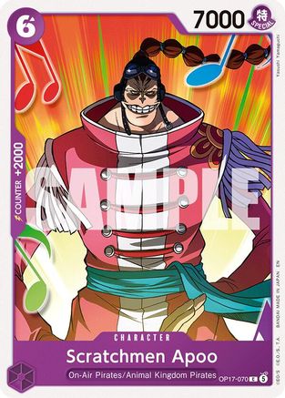 Scratchmen Apoo (OP17-070) - [The World's Strongest Warriors]
