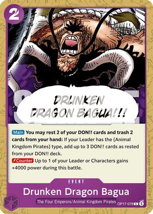 Drunken Dragon Bagua (OP17-078) - [The World's Strongest Warriors]