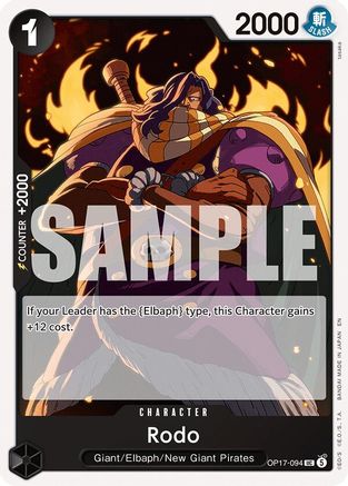 Rodo (OP17-094) - [The World's Strongest Warriors]