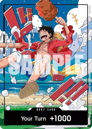 DON!! Card (World United) (Luffy) - [One Piece Promotion Cards] Foil