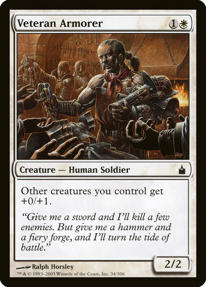 Veteran Armorer [Ravnica: City of Guilds] Foil