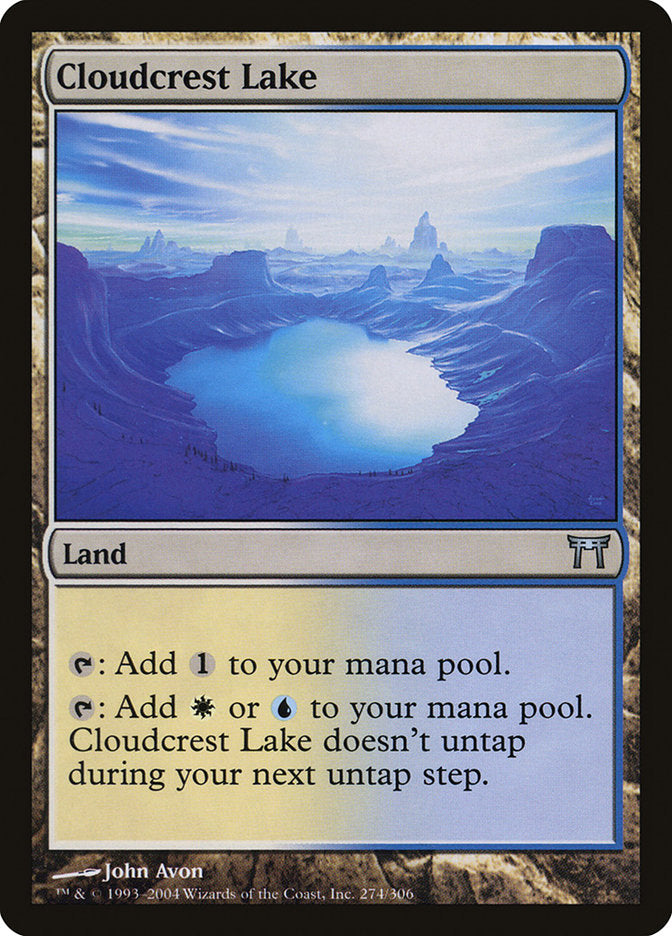 Cloudcrest Lake [Champions of Kamigawa] Foil