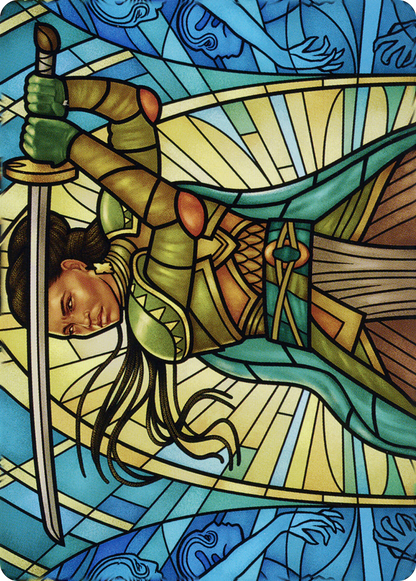 Shanna, Purifying Blade // Shanna, Purifying Blade  [Dominaria United Art Series] (Borderless) Foil