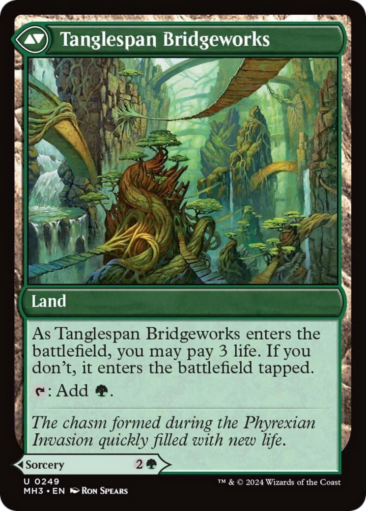 Bridgeworks Battle // Tanglespan Bridgeworks [Modern Horizons 3] Foil